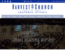 Tablet Screenshot of harvestchurchsi.com